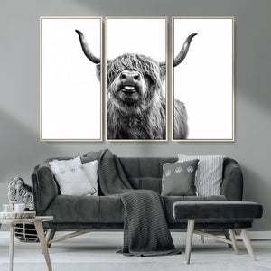 Fanny Scottish Highland Cow Cattle Art Print Farmhouse Wall