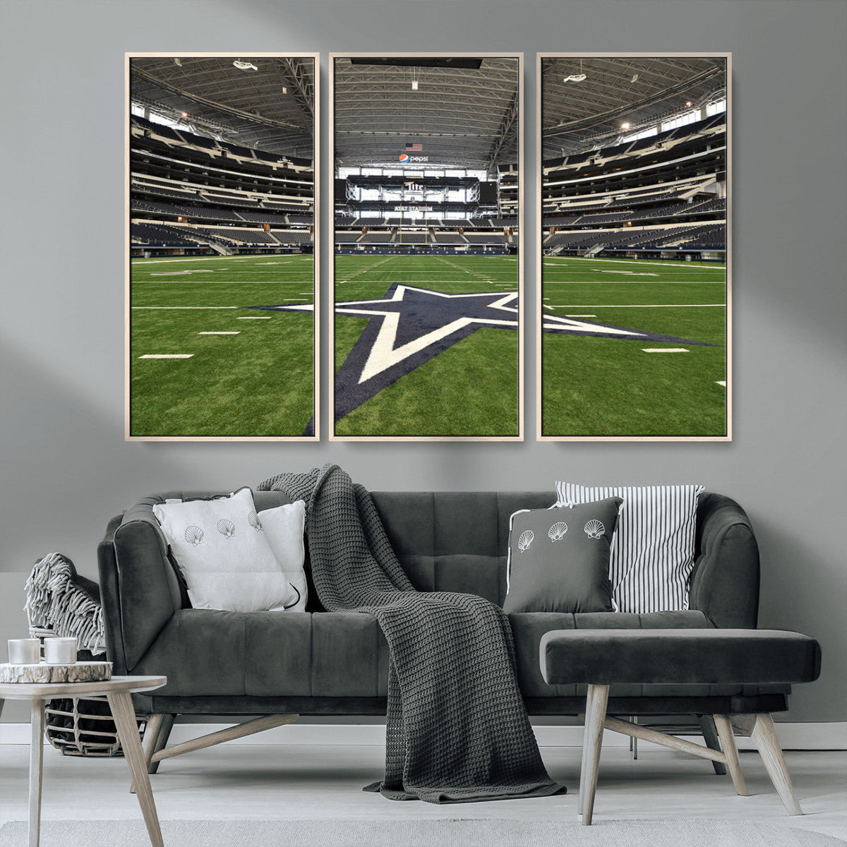 Dallas Cowboys Football Team Print - Arlington AT&T Stadium