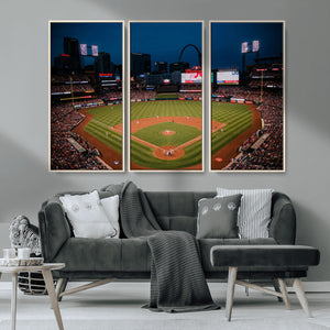 St. Louis Cardinals Baseball Team Print - Busch Stadium Wall