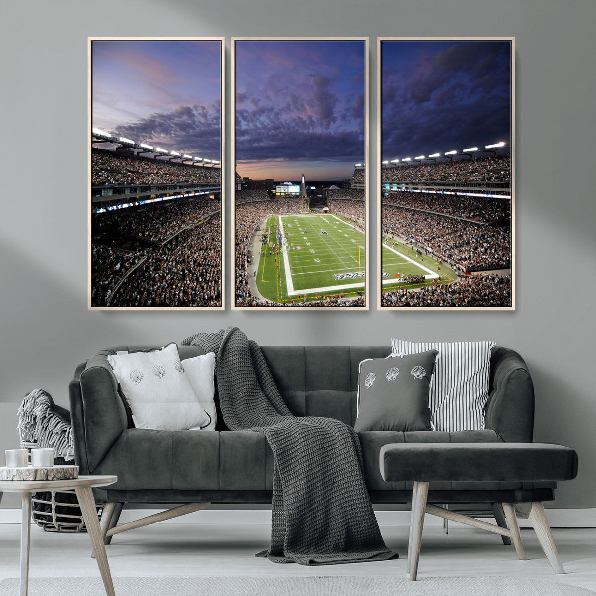 New England Patriots Football Team Print - Foxborough