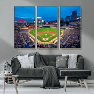 Target Field Stadium Wall Art Canvas Print – Minnesota Twins