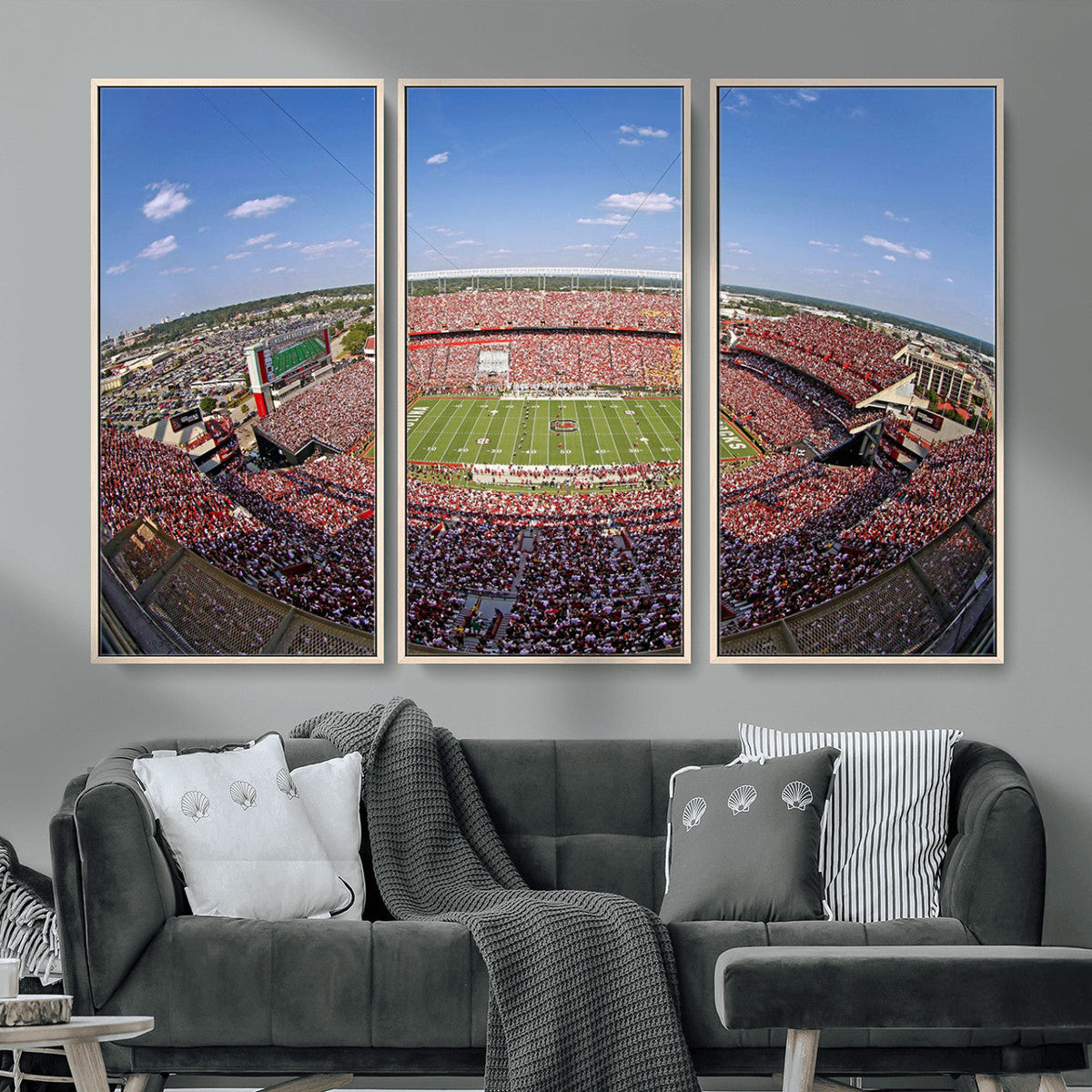 William Brice Stadium Wall Art Canvas Print – Stadium Crowd
