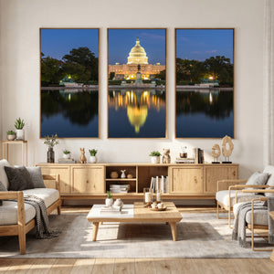 US Capitol Building Wall Art Canvas Print – Washington DC