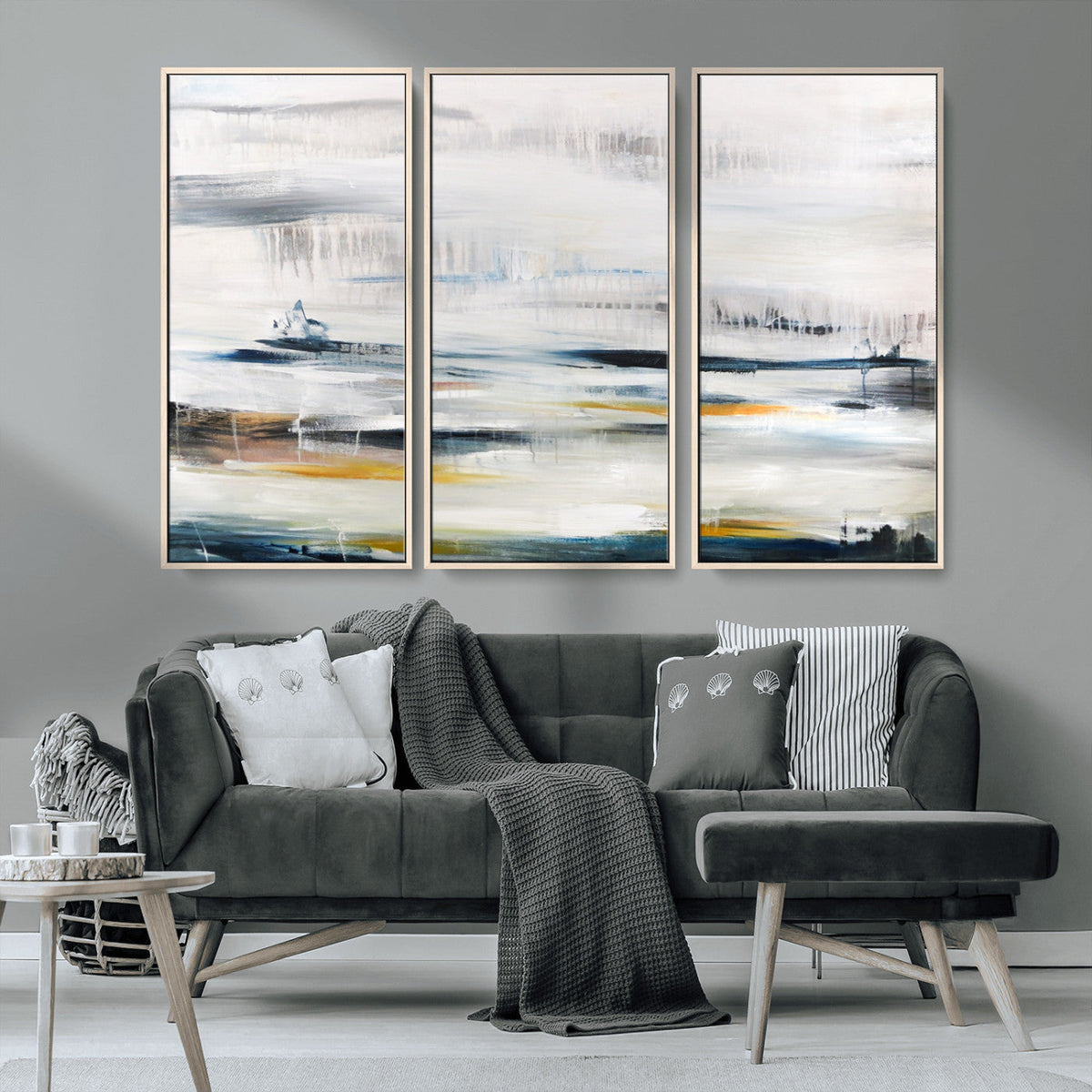 Soft Color Abstract Canvas Print