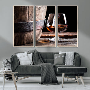 Scots Whiskey Wall Art Canvas Print