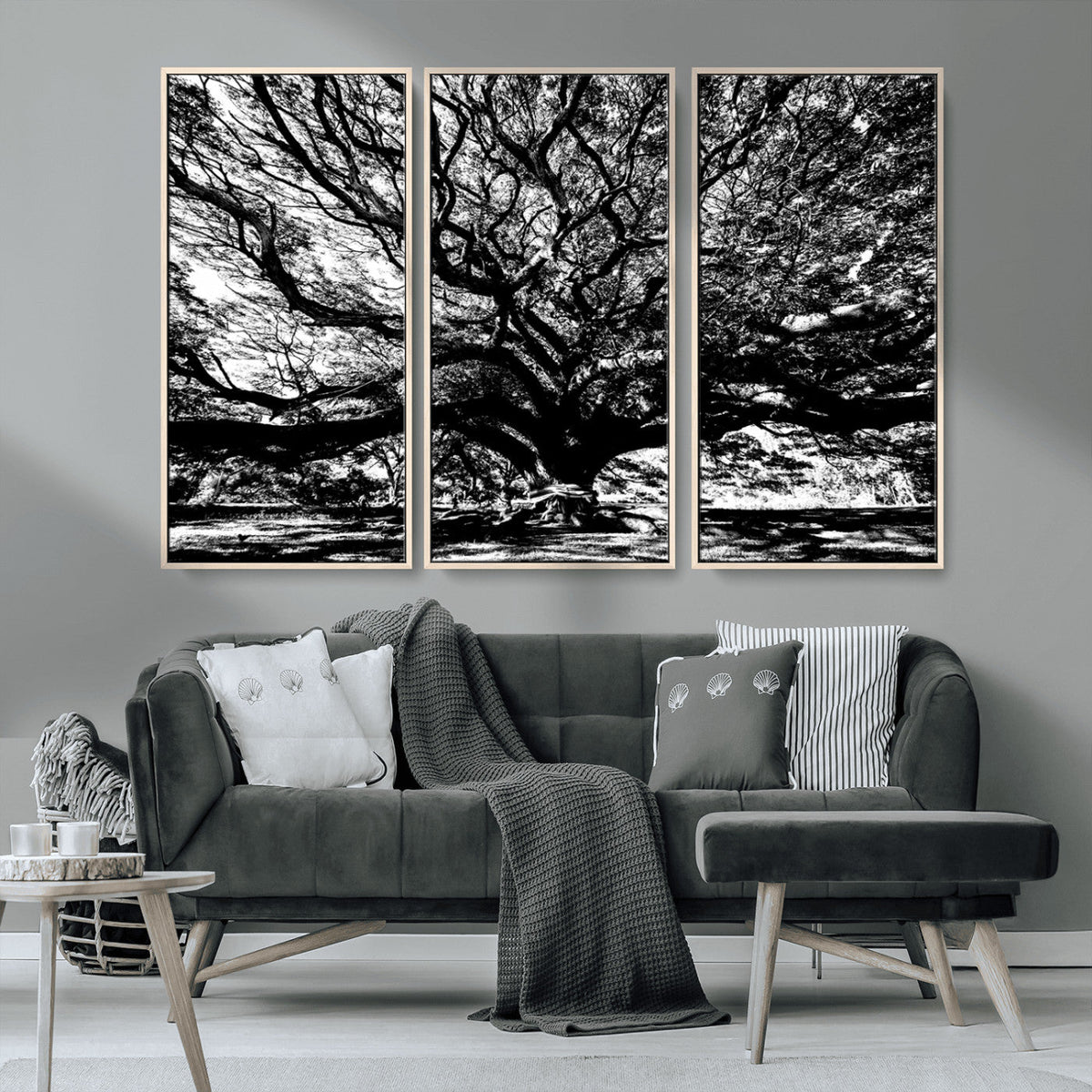 Mighty Angel Oak Wall Art | Angel Oak Tree Art Print