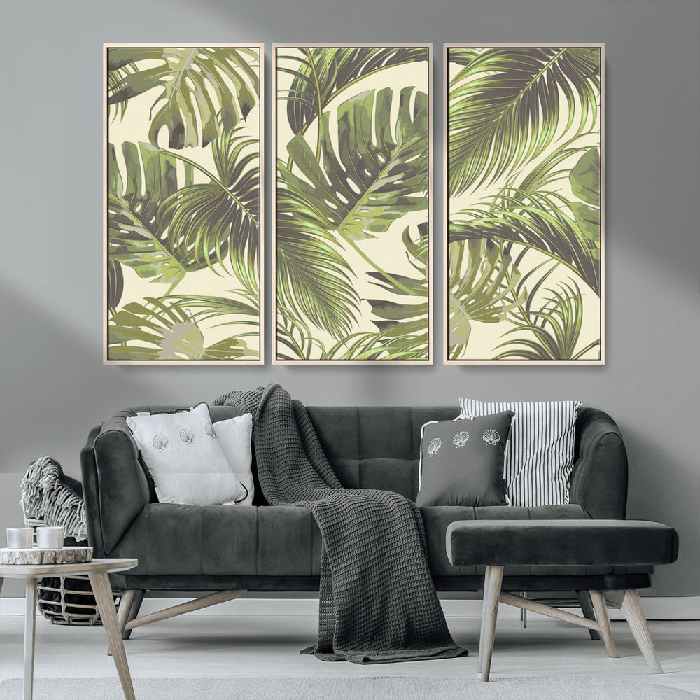 Palm Leaves Canvas Print