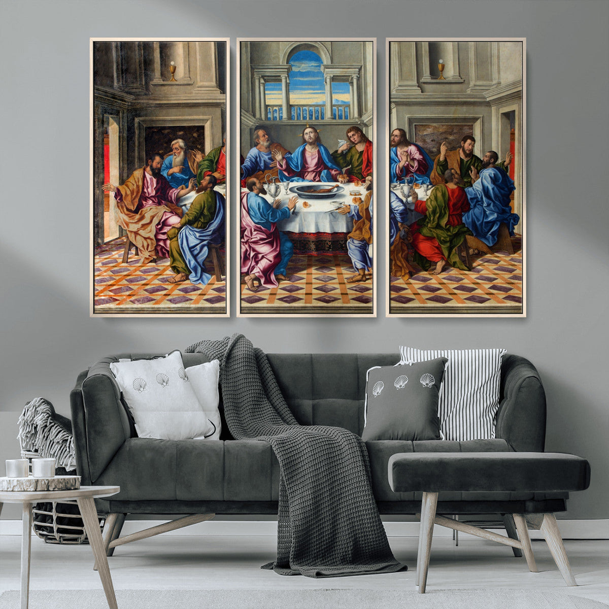 The Last Supper Multi Panel Canvas Wall Art