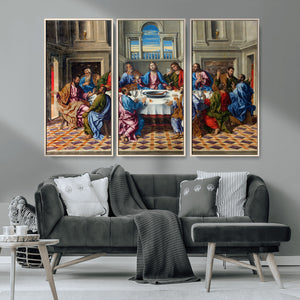 The Last Supper Multi Panel Canvas Wall Art