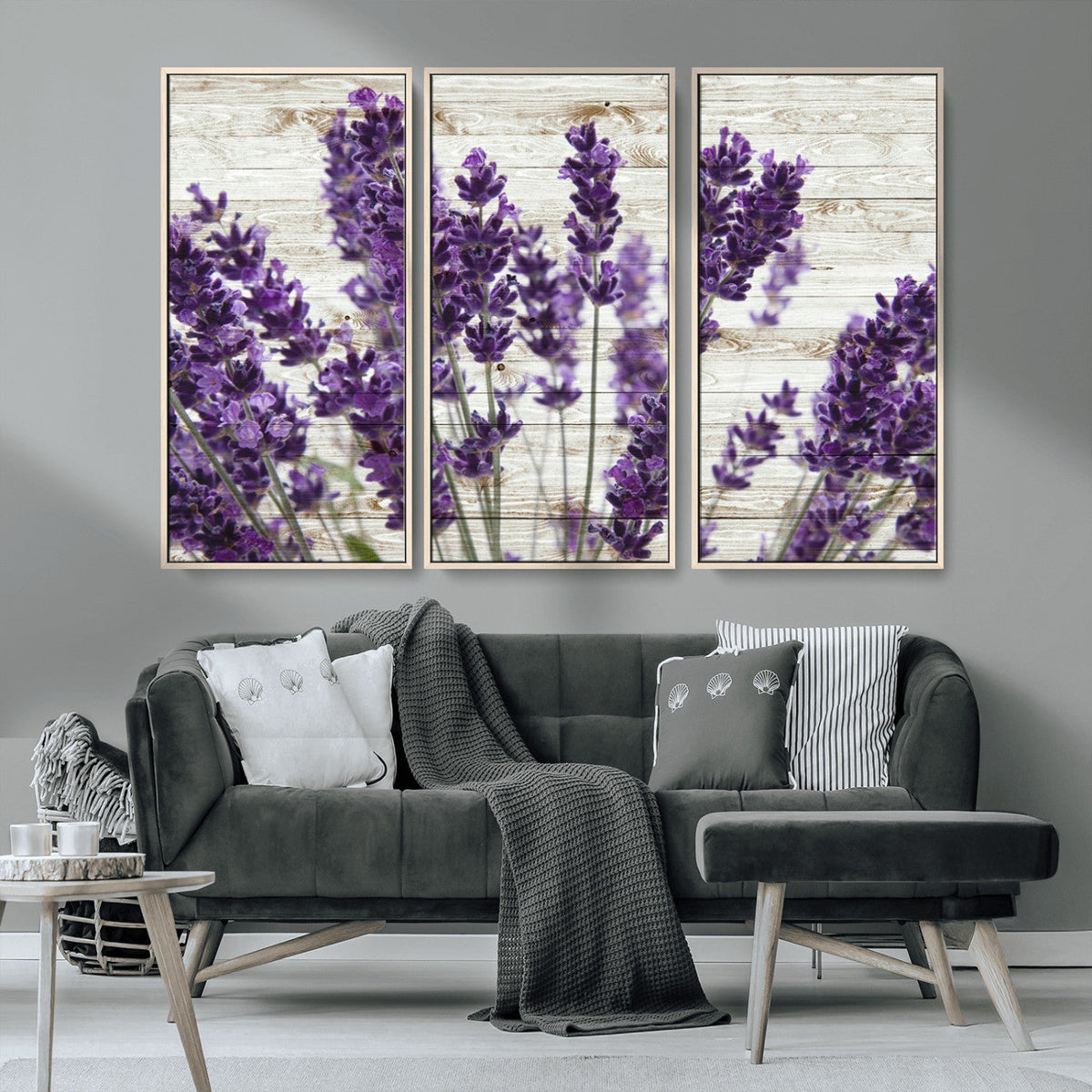 Lavender Herb Wall Art Canvas Print