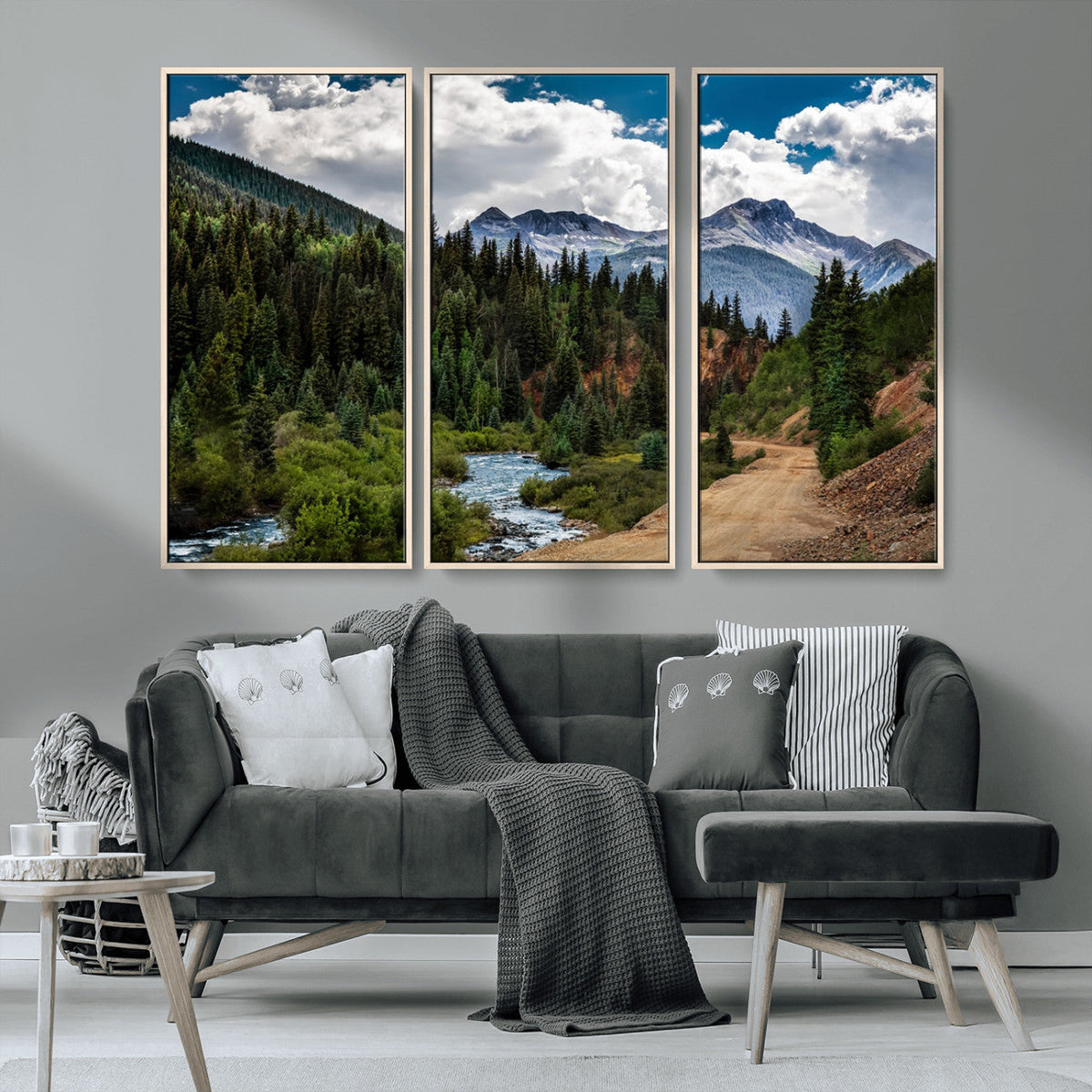 San Juan Nal Forest Wall Art Landscape Canvas Print