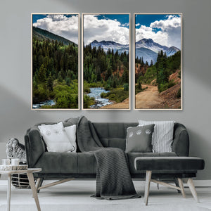 San Juan Nal Forest Wall Art Landscape Canvas Print