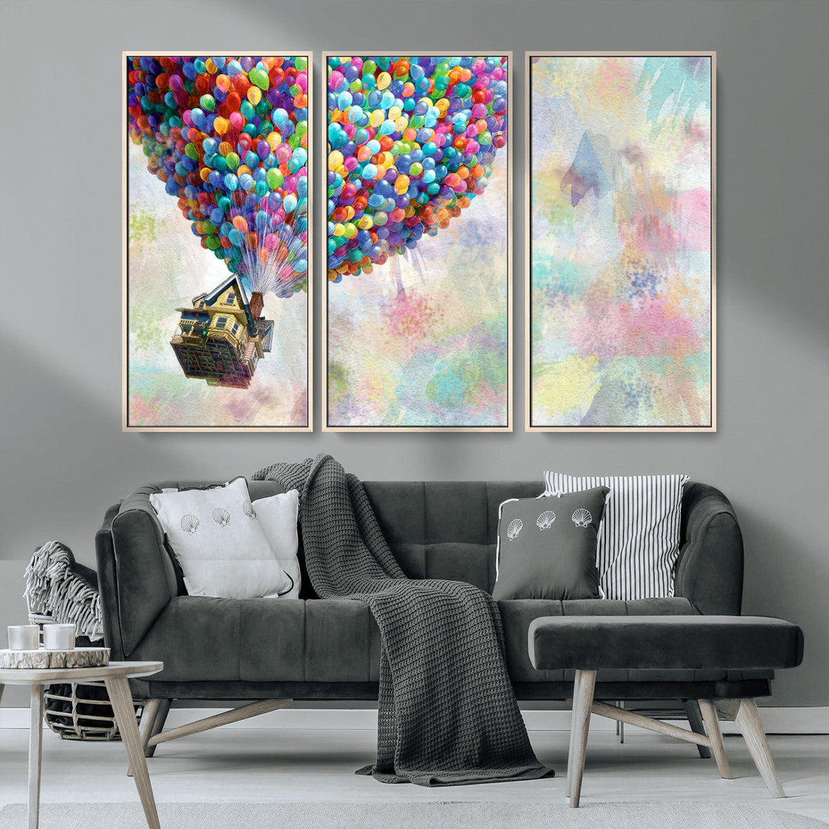 Up Pixar Poster, Look Up Pixar Wall Art, Up Pixar Canvas,
