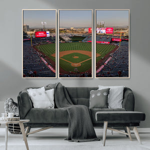 Los Angeles Angels Baseball Canvas Print - Anaheim Angel