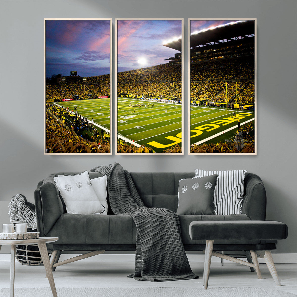 University of Oregon Ducks Football Team Print - Eugene