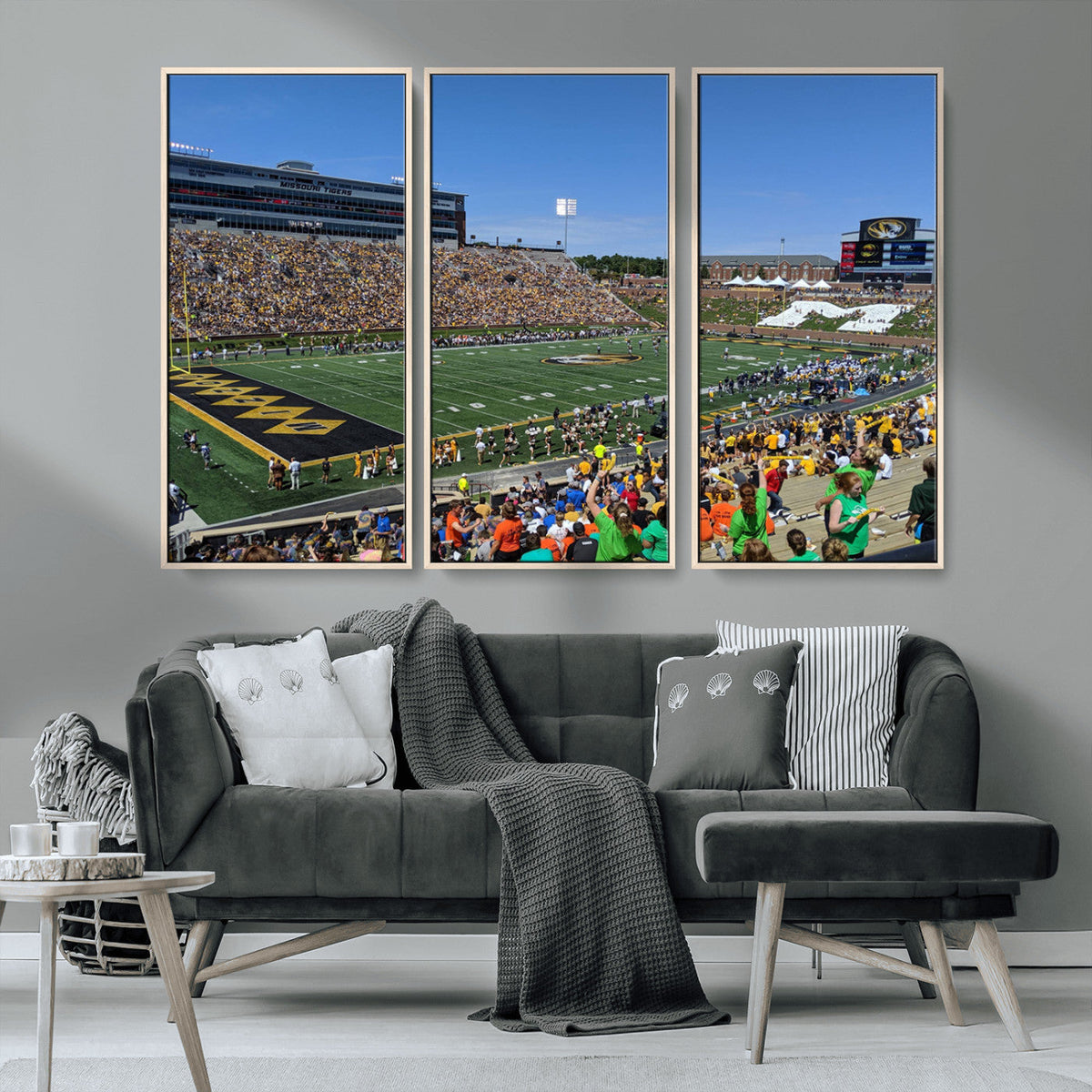 University of Missouri Tigers Football Team Print - Columbia