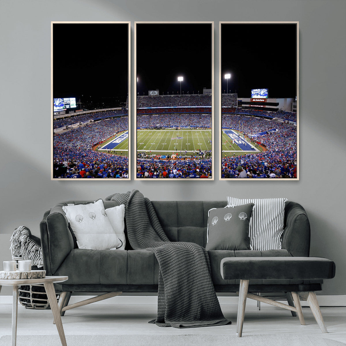 Buffalo Bills Wall Art - Buffalo Bills Stadium Canvas Print,