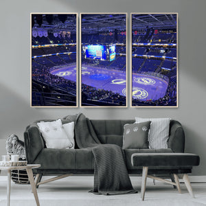 Amalie Arena Florida Wall Art Canvas Print - NHL Hockey
