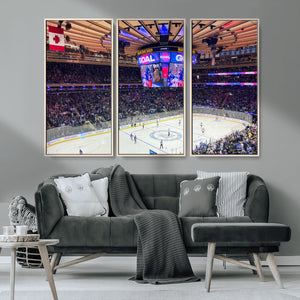Madison New York Rangers Hockey Stadium Wall Art Canvas