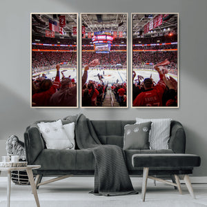 Carolina Hurricanes Ice Hockey Stadium Wall Art, Carolina