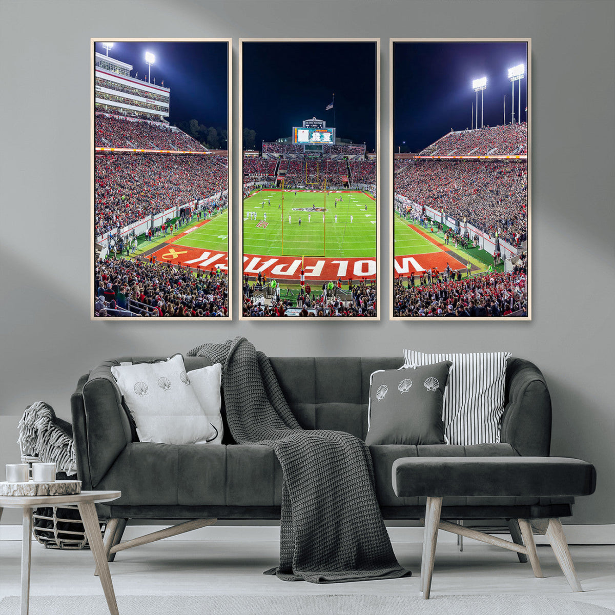 NC State Wolfpack Canvas Print - Raleigh Carter-Finley