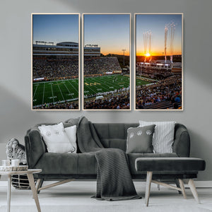 Demon Deacons Football Team Print Canvas- Winston-Salem