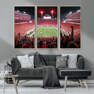 University of Nebraska Cornhuskers Football Team Print -