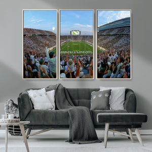 Michigan State Spartans Football Team Art Print - East