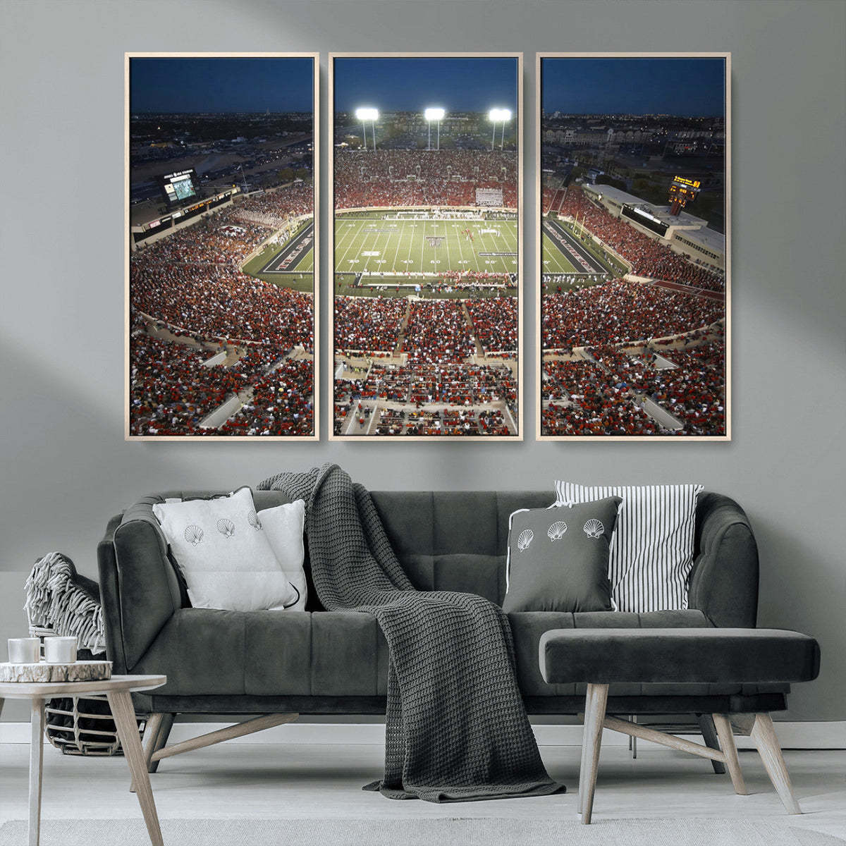 Texas Tech Red Raiders Football Team Print - Lubbock Jones