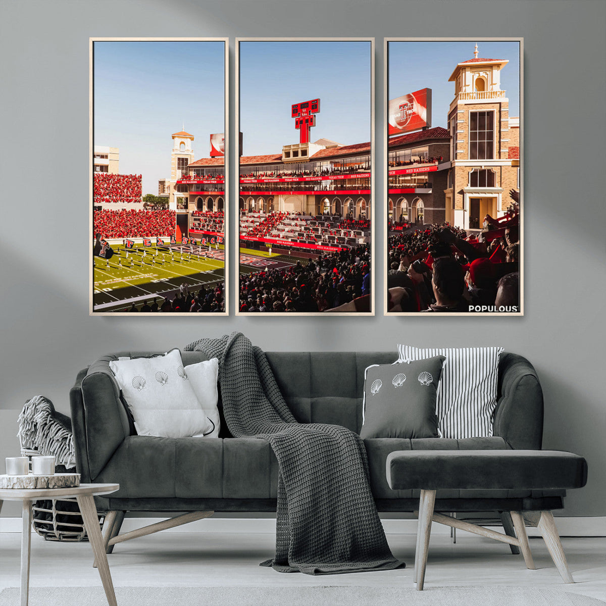 Jones AT&T Stadium Texas Tech Red Raiders Wall Art | Large