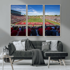 Ball State Cardinals Football Team Print - Muncie Scheumann