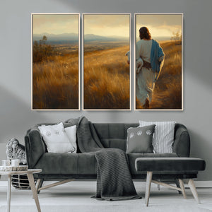 Jesus the Good Shepherd Wall Art Canvas Print -