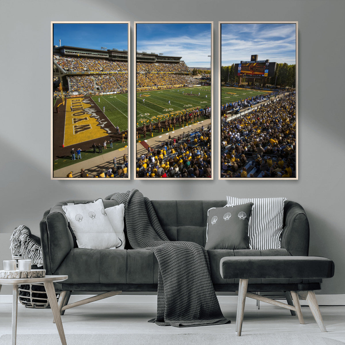 University of Wyoming Cowboys Football Team Print - Laramie
