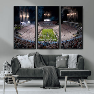 Penn Stadium Football Wall Art Canvas Print, Pennsylvania