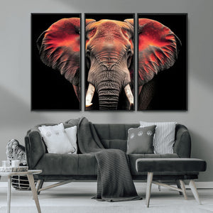 Elephant Wall Art Canvas Print