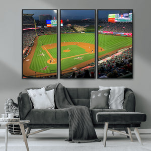 Angel Stadium Aerial Canvas Print – Los Angeles Angels