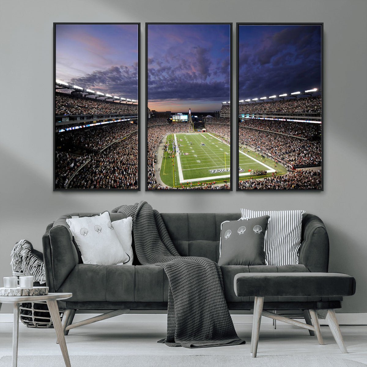 New England Patriots Football Team Print - Foxborough