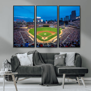 Target Field Stadium Wall Art Canvas Print – Minnesota Twins