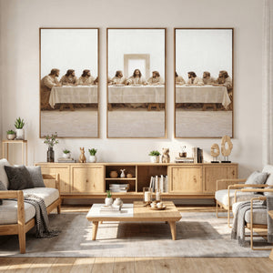 The Last Supper Wall Art Canvas Print, Jesus Christ Biblical