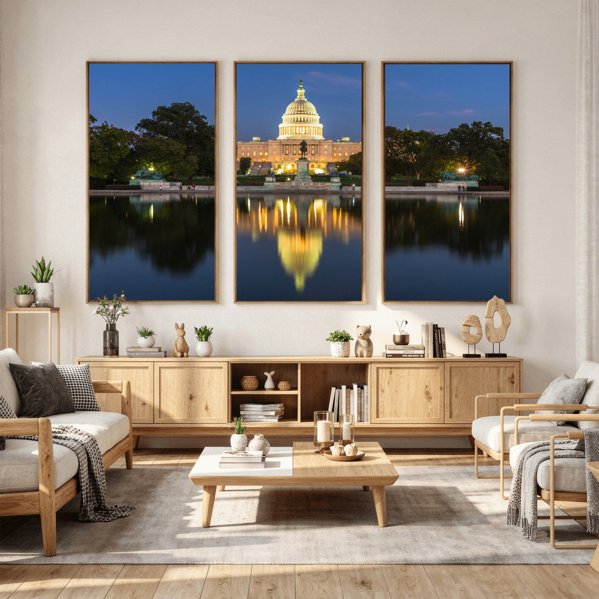 US Capitol Building Wall Art Canvas Print – Washington DC