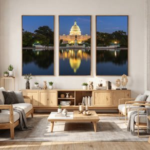 US Capitol Building Wall Art Canvas Print – Washington DC