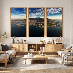 Cape Town Skyline Wall Art Canvas Print – Table Mountain