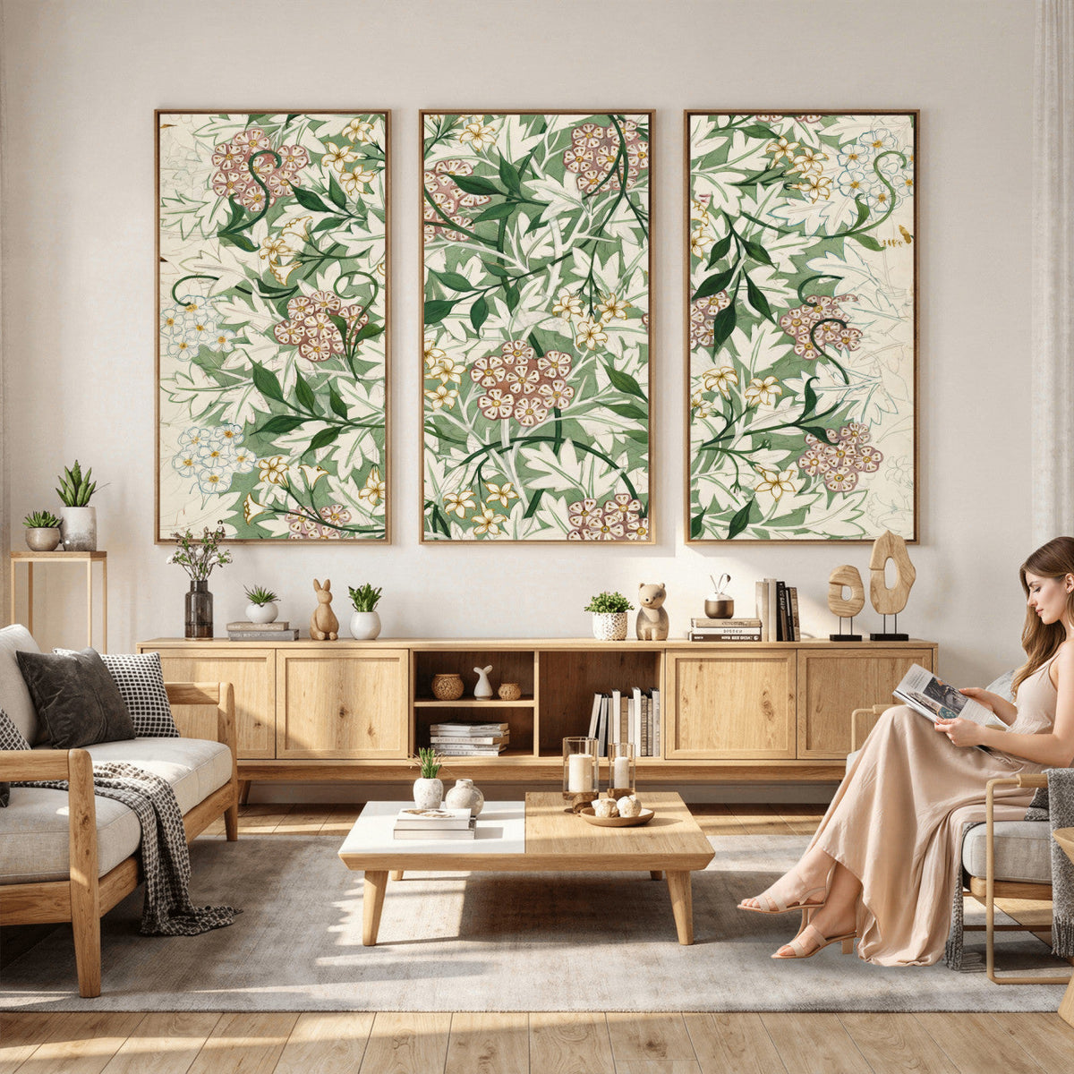 William Morris Jasmine 1872 Canvas Wall Art — Arts and