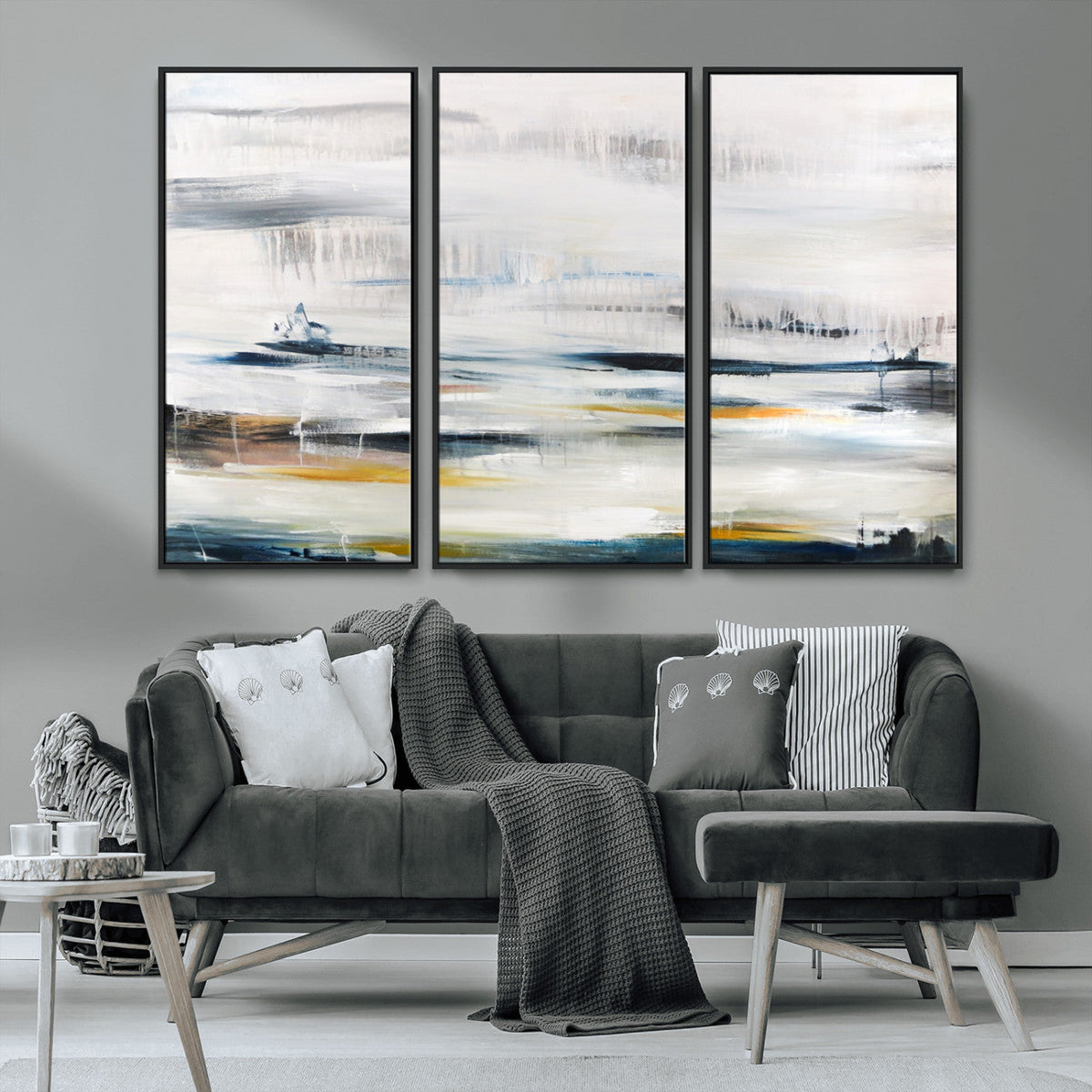 Soft Color Abstract Canvas Print