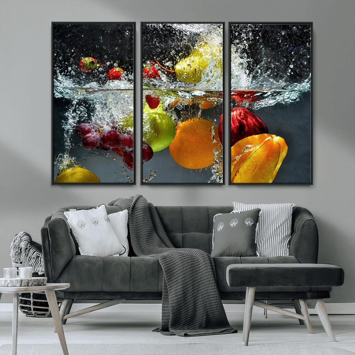 Kithen Vegetables World Wall Art Canvas Print