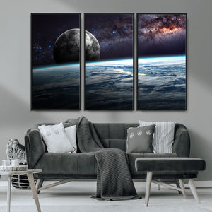 Space and Planet Canvas Print