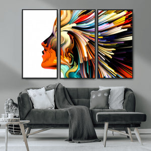 Profile Colors Canvas Print