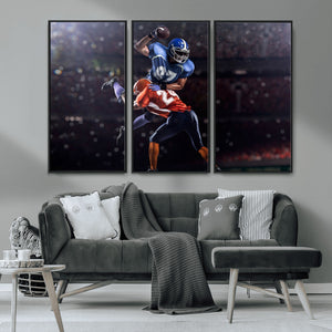 American Football Wall Art Canvas Print, Stadium Sport Wall