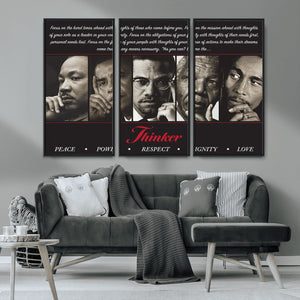Thinkers of Wall Art Canvas Print - Inspirational Wall Art