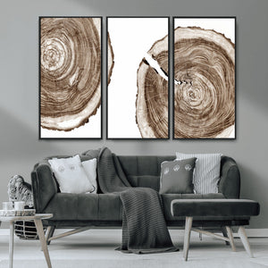 Wood Tree Ring Wall Art Canvas Prints, Tree Rings –